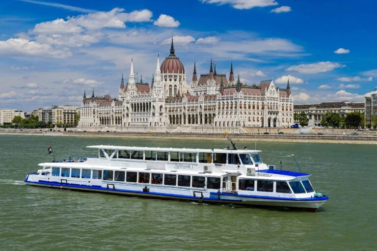 Danubio en barco en budapest