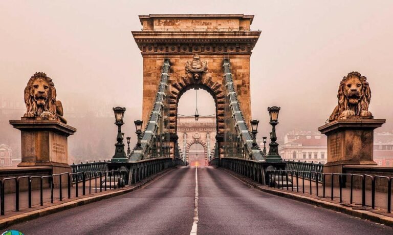 El puente de las cadenas en budapest